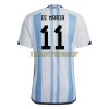 Original Fußballtrikot Argentinien Di Maria 11 Heimtrikot WM 2022 Für Herren